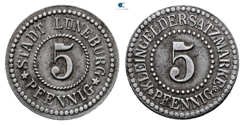 Germany. Lüneburg AD 1916-1923. 
5 Pfennig o.J.

 mm, 2,20 g



Extremely...