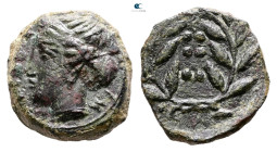 Sicily. Himera circa 415-409 BC. Bronze Æ