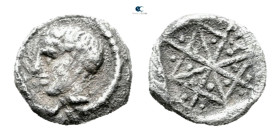 Macedon. Chalkidian League. Olynthos circa 425-390 BC. Obol AR