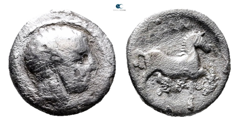 Thessaly. Phalanna circa 350-300 BC. 
Trihemiobol AR

11 mm, 0,98 g



Fi...