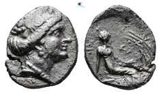 Euboea. Histiaia circa 300-100 BC. Tetrobol AR