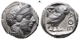 Attica. Athens circa 454-404 BC. Tetradrachm AR