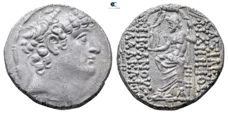 Seleukid Kingdom. Antioch on the Orontes. Philip I Philadelphos 95-75 BC. 
Tetr...