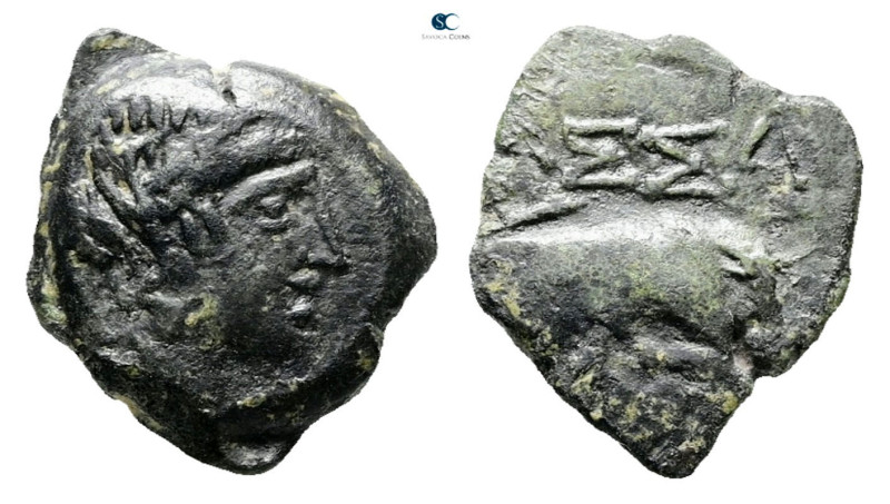 Gaul. Massalia circa 200-100 BC. 
Bronze Æ

15 mm, 1,99 g



Very Fine
...