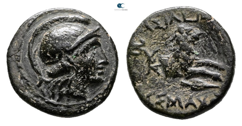 Kings of Thrace. Uncertain mint. Macedonian. Lysimachos 305-281 BC. 
Bronze Æ
...