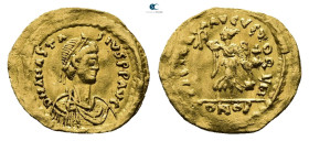 Anastasius I AD 491-518. Constantinople. Tremissis AV