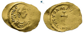 Maurice Tiberius AD 582-602. Constantinople. Tremissis AV