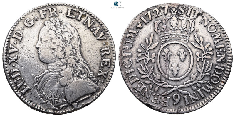 France. Rennes. Louis XV AD 1715-1774. 
Ecu AR 1727

41 mm, 29,48 g



Ve...