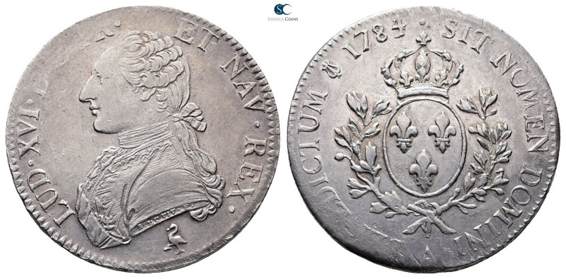 France. Paris. Louis XVI AD 1774-1792. 
Ecu AR 1784

41 mm, 29,24 g



Ve...