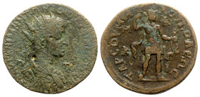 Gordian III (238-244). Cilicia, Tarsus. Æ (35mm, 21.13g, 1h). Radiate, draped and cuirassed bust r. R/ Artemis standing r., drawing arrow from quiver ...