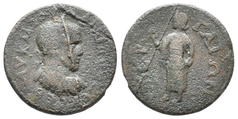 Philip I (244-249). Pamphylia, Perge. Æ (27mm, 15.00g). Laureate, draped and cui...