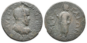 Philip I (244-249). Pamphylia, Perge. Æ (27mm, 15.00g). Laureate, draped and cuirassed bust r. R/ Elpis advancing l., holding flower. RPC VIII online ...