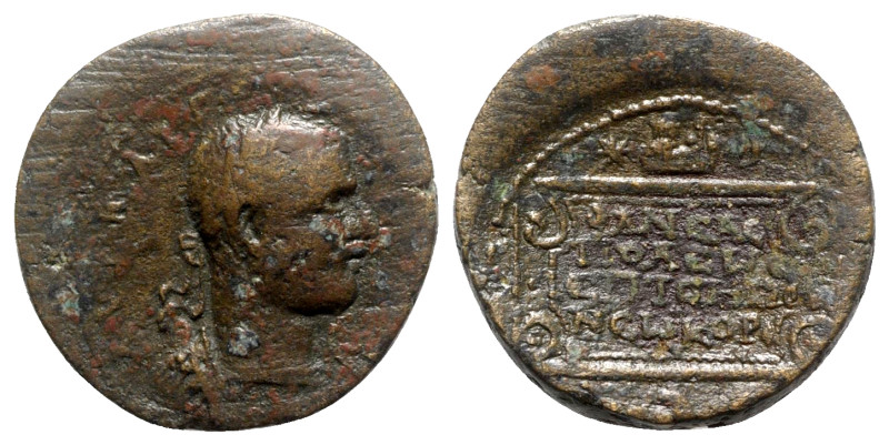 Trebonianus Gallus (251-253). Samaria, Neapolis. Æ (26mm, 11.33g, 12h). Laureate...