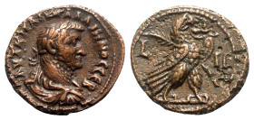 Gallienus (253-268). Egypt, Alexandria. BI Tetradrachm (22mm, 8.56g, 11h), year 13 (AD 265/6). Laureate, draped and cuirassed bust r. R/ Eagle standin...