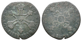 France, Louis XIV (1643-1715). 6 Deniers (25mm, 4.48g). Good Fine