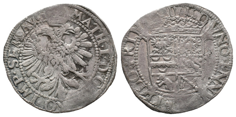 Germany, East Frisia. Enno III (1599-1625). Schilling or 6 Stüber (30mm, 4.67g)....