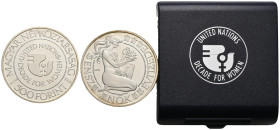 Hungary, 500 Fiorint 1984. Budapest. Commemorating the Decade of Women. With original case