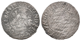 Switzerland, Chur. Johann V Flugi von Aspermont (1601-1627). 1/2 Dicken (26mm, 1.80g). Good Fine
