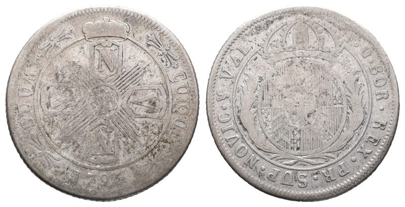 Switzerland, Neuchâtel. 56 Kreuzer 1795 (30mm, 10.33g). Good Fine