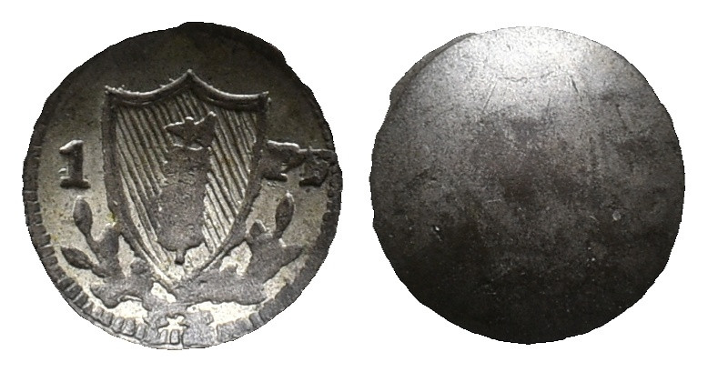 Switzerland, St. Gallen. Pfennig 1808 (11mm, 0.23g). VF
