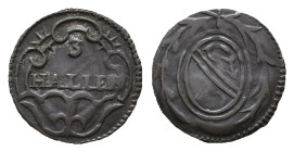 Switzerland, Zürich. 3 Haller 1827-1841 (13mm, 0.45g). Good VF