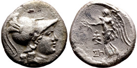 Hellenistic period coin (4-1 century BC) Silver coin.  Obv: