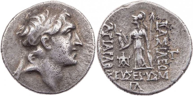 KAPPADOKIEN, KÖNIGREICH
Ariarathes IV. Eusebes, 220-163 v. Chr. AR-Drachme 188/...