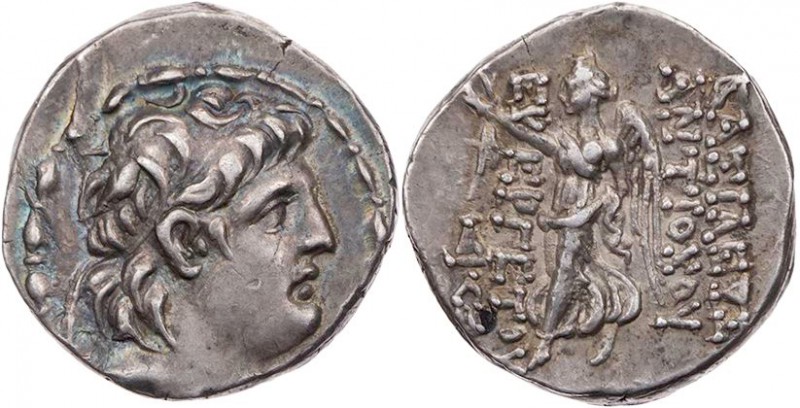 SYRIEN KÖNIGREICH DER SELEUKIDEN
Antiochos VII. Euergetes, 138-129 v. Chr. AR-D...