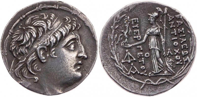 SYRIEN KÖNIGREICH DER SELEUKIDEN
Antiochos VII. Euergetes, 138-129 v. Chr. AR-T...