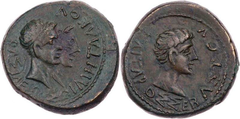 THRAKIEN KÖNIGREICH THRAKIEN
Rhoimetalkes I. und Augustus, 11 v.-12 n. Chr. AE-...