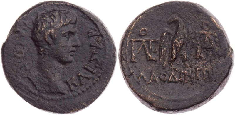 PHRYGIEN LAODIKEIA AM LYKOS
Gaius Caesar, 17-4 v. Chr. AE-Dichalkon um 5 v. Chr...