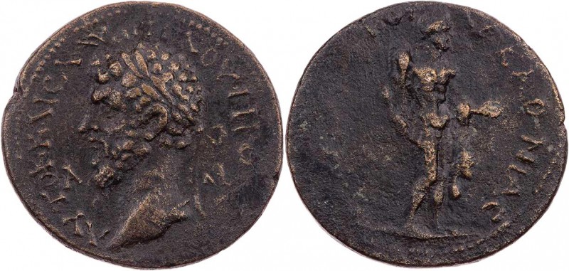 LYKAONIEN DERBE
Lucius Verus, 161-169 n. Chr. AE-Diassarion Vs.: Kopf mit Lorbe...
