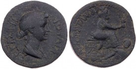 KILIKIEN AUGUSTA
Livia, 14-29 n. Chr. AE-Tetrachalkon ohne Jahr (67/68 n. Chr.), postum unter Nero Vs.: drapierte Büste n. r., Rs.: verschleierte Tyc...