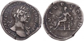 RÖMISCHE KAISERZEIT
Hadrianus, 117-138 n. Chr. AR-Denar 119-122 n. Chr. Rom Vs.: IMP CAESAR TRAIAN HADRIANVS AVG, Büste mit drapierter linker Schulte...
