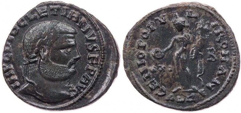 RÖMISCHE KAISERZEIT
Diocletianus, 284-305 n. Chr. AE-Follis September 301 n. Ch...