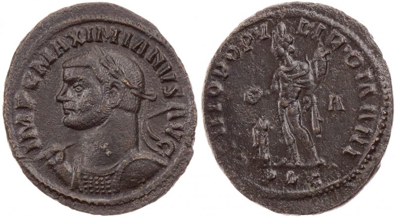 RÖMISCHE KAISERZEIT
Maximianus Herculius, 286-310 n. Chr. AE-Follis 300-302 n. ...