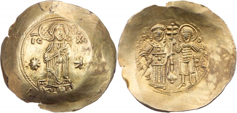 BYZANZ
Manuel I. Komnenos, 1143-1180. EL-Aspron Trachy Konstantinopolis Vs.: IC...