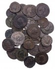 Lot, römische Münzen BI- und AE-Antoniniane der Römischen Kaiserzeit, darunter Gallienus, Postumus, Tetricus, Victorinus, Claudius Gothicus, Quintillu...