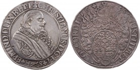 BRAUNSCHWEIG UND LÜNEBURG BRAUNSCHWEIG-LÜNEBURG-CELLE, FÜRSTENTUM
Christian, Bischof von Minden, 1611-1633. Taler 1628 HS Clausthal Vs.: Brustbild n....