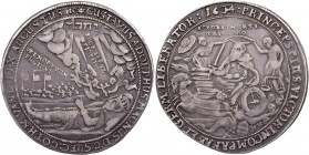 POMMERN POMMERN, HERZOGTUM UNTER SCHWEDEN
Gustav II. Adolf, 1630-1632. 1/2 Reichstaler 1634 Wolgast, Mzm. H. Martens Auf den Tod des Königs und die Ü...
