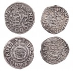 QUEDLINBURG ABTEI
Dorothea von Sachsen, 1610-1617. 1/24 Taler (Groschen) 1616 TE Vs.: Wappen, Rs.: Reichsapfel; dazu: Kippergroschen (1)620, Mzz. Her...