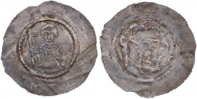 REGENSBURG BISTUM
Heinrich I. von Wolfratshausen, 1132-1155. Pfennig o. J. (um 1130-1143) Vs.: Hüftbild eines Geistlichen mit Krummstab und segnender...