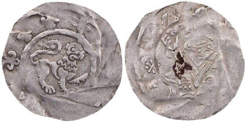 REGENSBURG BISTUM
Otto II. von Freising, 1185-1220. Dünnpfennig o. J. (um 1185-...