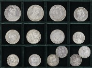 KAISERREICH
 Lot Silbermünzen Preussen: 3 x 5 Mark, 4 x 3 Mark, 7 x 2 Mark J. 97, 102, 103, 105, 106, 109, 110, 111, 114. 14 Stück s-vz