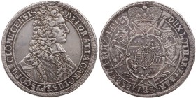 DIE GEISTLICHKEIT IN DEN HABSBURGISCHEN ERBLANDEN OLMÜTZ, BISTUM, SEIT 1777 ERZBISTUM
Karl III. von Lothringen, 1695-1711. Taler 1707 Kremsier Vs.: B...
