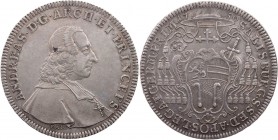 DIE GEISTLICHKEIT IN DEN HABSBURGISCHEN ERBLANDEN SALZBURG, ERZBISTUM
Andreas Jakob von Dietrichstein, 1747-1753. Taler 1750 Vs.: Brustbild in geistl...