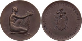 GÖTTINNEN, MYTHISCHE GESTALTEN, ALLEGORIEN ARIADNE / LIBERA / BACCHIS (Gefährtin des Weingottes)
 Bronzemedaille 1926 (v. Alfred Thiele, 1886-1957), ...