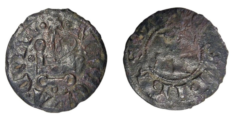 Campobasso. Nicola II di Monforte (1460-1461). Tornese Mi gr.0,90. D/ cerchietti...