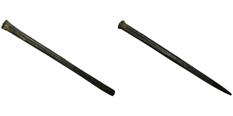Ancient bronze chisel 
(156mm, 65,02g)
collection of H.A. , Germany. formed befo...