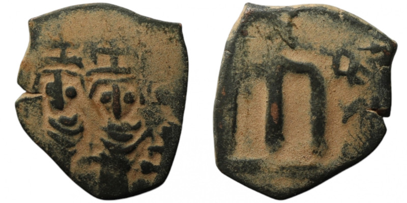 Heraclius, Heraclius Constantine and Martina (AD 610-641). Arab-Byzantine type
A...